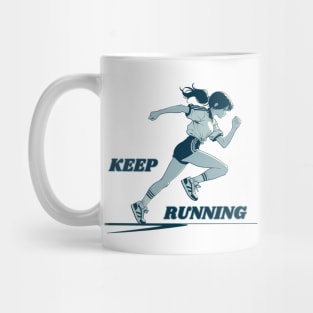 Motivational Running Girl Mug